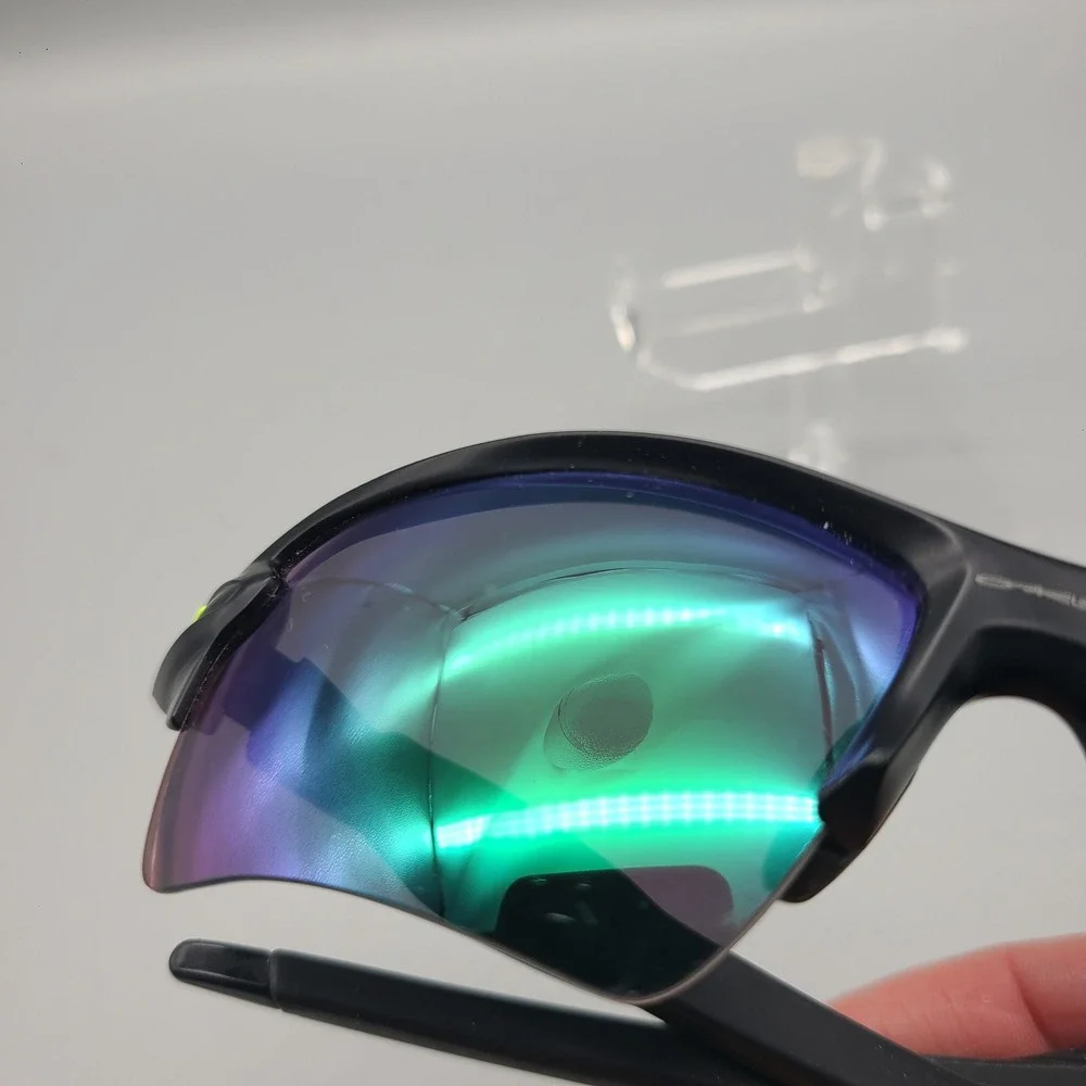 Oakley Flak 2.0 Sunglasses Matte Black Prizm Jade Lenses OO9295 Sport Eyewear